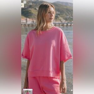 daily drills short sleeve sweat set